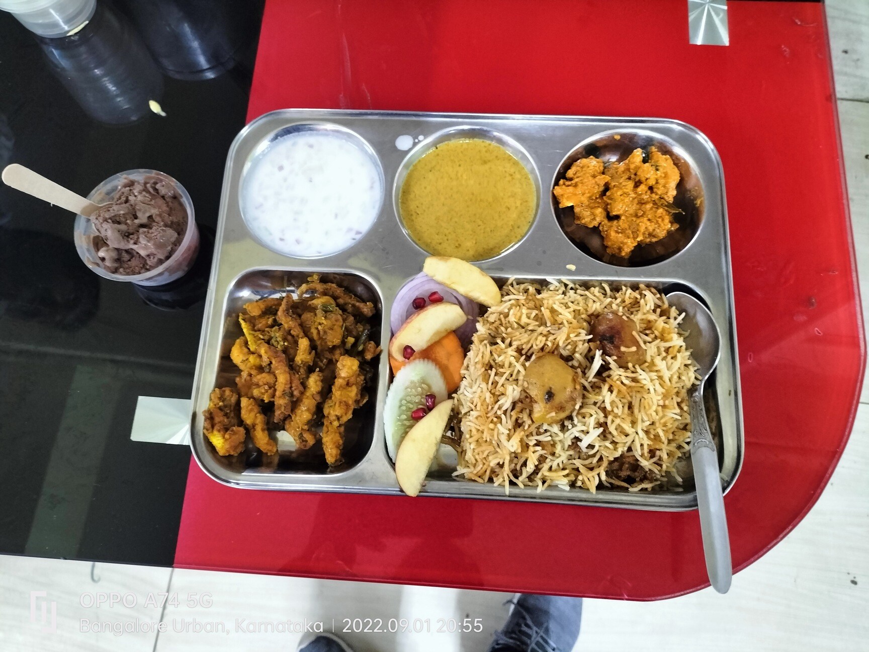 Exterior view of Sri Comfort PG near Christ University